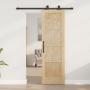 Puerta Corredera  + Juego de Accesorios 'ORKDAL'de Madera Maciza de Pino | Foro24.es | Tu tienda online para hogar, jardín y más Foro24.es