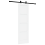 Puerta Deslizante  con Juego de Herrajes 'ORKDAL'de Madera Maciza Blanca de Pino | Foro24.es | Tu tienda online para hogar, jardín y más Foro24.es