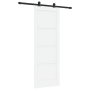 Puerta Deslizante  con Juego de Herrajes 'ORKDAL'Madera Maciza Blanca de Pino | Foro24.es | Tu tienda online para hogar, jardín y más Foro24.es