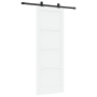 Puerta Corredera  con Juego de Hardware 'ORKDAL'Blanca de Madera Maciza de Pino | Foro24.es | Tu tienda online para hogar, jardín y más Foro24.es