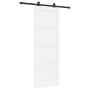 Puerta Corredera  con Juego de Hardware 'ORKDAL'Blanca de Madera Maciza de Pino | Foro24.es | Tu tienda online para hogar, jardín y más Foro24.es