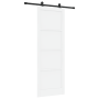 Puerta Deslizante  con Juego de Herrajes 'ORKDAL'Blanca de Madera Maciza Pino | Foro24.es | Tu tienda online para hogar, jardín y más Foro24.es
