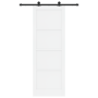 Puerta Deslizante  con Juego de Herrajes 'ORKDAL'Blanca de Madera Maciza Pino | Foro24.es | Tu tienda online para hogar, jardín y más Foro24.es