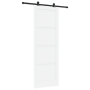 Puerta Deslizante  con Juego de Herrajes 'ORKDAL'Blanca de Madera Maciza Pino | Foro24.es | Tu tienda online para hogar, jardín y más Foro24.es