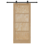 Puerta Deslizante  con Conjunto de Hardware 'ORKDAL'Madera Maciza de Pino | Foro24.es | Tu tienda online para hogar, jardín y más Foro24.es