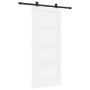 Puerta Deslizante  con Kit de Herrajes 'ORKDAL'de Madera Sólida Blanca de Pino | Foro24.es | Tu tienda online para hogar, jardín y más Foro24.es