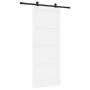 Puerta Deslizante  con Juego de Herrajes 'ORKDAL'Blanca de Madera Maciza de Pino | Foro24.es | Tu tienda online para hogar, jardín y más Foro24.es