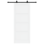 Puerta Deslizante  con Juego de Herrajes 'ORKDAL'Blanca de Madera Maciza de Pino | Foro24.es | Tu tienda online para hogar, jardín y más Foro24.es