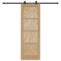 Puerta Deslizante  con Juego de Herrajes 'ORKDAL'de Madera Maciza de Pino | Foro24.es | Tu tienda online para hogar, jardín y más Foro24.es