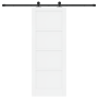 Puerta Deslizante  con Juego de Herrajes 'ORKDAL'Blanca de Madera Sólida de Pino | Foro24.es | Tu tienda online para hogar, jardín y más Foro24.es