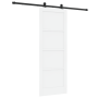Puerta Corredera  con Juego de Herrajes 'ORKDAL'Blanca Madera Maciza de Pino | Foro24.es | Tu tienda online para hogar, jardín y más Foro24.es