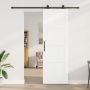 Puerta deslizante  con juego de herrajes 'ORKDAL'Blanca de madera maciza de pino | Foro24.es | Tu tienda online para hogar, jardín y más Foro24.es