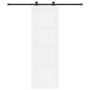 Puerta deslizante  con juego de herrajes 'ORKDAL'Blanca de madera maciza de pino | Foro24.es | Tu tienda online para hogar, jardín y más Foro24.es
