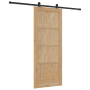 Puerta Deslizante  con Juego de Herrajes "ORKDAL" Madera de Pino Macizo | Foro24.es | Tu tienda online para hogar, jardín y más Foro24.es