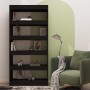 Regal/Trennwand aus schwarzem Holzwerkstoff, 80 x 30 x 166 cm von vidaXL, Bücherregale und Regale - Ref: Foro24-811719, Preis...