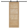 Puerta Corredera  con Juego de Hardware 'ORKDAL'Madera Sólida de Pino | Foro24.es | Tu tienda online para hogar, jardín y más Foro24.es