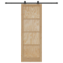 Puerta Deslizante  con Conjunto de Herrajes 'ORKDAL'de Madera Maciza de Pino | Foro24.es | Tu tienda online para hogar, jardín y más Foro24.es