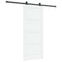 Puerta Deslizante  con Kit de Hardware 'ORKDAL'Blanca de Madera Sólida de Pino | Foro24.es | Tu tienda online para hogar, jardín y más Foro24.es