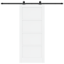 Puerta Deslizante  con Kit de Hardware 'ORKDAL'Blanca de Madera Sólida de Pino | Foro24.es | Tu tienda online para hogar, jardín y más Foro24.es