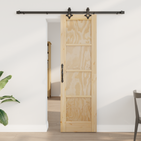 Puerta deslizante con juego de hardware 61x198.5
