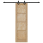 Puerta deslizante  con juego de hardware 61x198.5 cm de pino macizo | Foro24.es | Tu tienda online para hogar, jardín y más Foro24.es