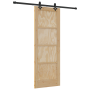Puerta Corredera  con Juego de Hardware 73.5x198.5 cm Madera Maciza de Pino | Foro24.es | Tu tienda online para hogar, jardín y más Foro24.es