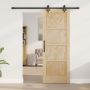 Puerta Corredera  con Juego de Hardware 73.5x198.5 cm Madera Maciza de Pino | Foro24.es | Tu tienda online para hogar, jardín y más Foro24.es