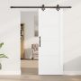 Puerta Corredera  con Juego de Herrajes Blanca 73.5 x 198.5 cm Madera Maciza de Pino | Foro24.es | Tu tienda online para hogar, jardín y más Foro24.es