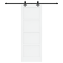 Puerta Corredera  con Juego de Herrajes Blanca 73.5 x 198.5 cm Madera Maciza de Pino | Foro24.es | Tu tienda online para hogar, jardín y más Foro24.es
