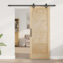 Puerta Deslizante  con Set de Herrajes 78x202 cm Madera Maciza de Pino | Foro24.es | Tu tienda online para hogar, jardín y más Foro24.es