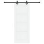 Puerta Deslizante  con Juego de Herrajes Blanca 78x202 cm Madera Maciza de Pino | Foro24.es | Tu tienda online para hogar, jardín y más Foro24.es