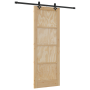 Puerta Deslizante  con Juego de Hardware 78x211 cm de Madera Sólida de Pino | Foro24.es | Tu tienda online para hogar, jardín y más Foro24.es