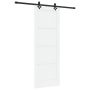 Puerta Deslizante con Hardware Blanca 78x211 cm Madera Maciza de Pino | Foro24.es | Tu tienda online para hogar, jardín y más Foro24.es