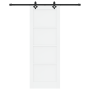Puerta Deslizante con Hardware Blanca 78x211 cm Madera Maciza de Pino | Foro24.es | Tu tienda online para hogar, jardín y más Foro24.es