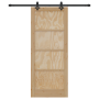 Puerta Deslizante  con Juego de Herrajes 83x202 cm Madera Maciza de Pino | Foro24.es | Tu tienda online para hogar, jardín y más Foro24.es