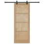 Puerta Corredera  con Juego de Hardware 83x211 cm Madera Maciza de Pino | Foro24.es | Tu tienda online para hogar, jardín y más Foro24.es