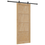 Puerta Corredera  con Juego de Hardware 83x211 cm Madera Maciza de Pino | Foro24.es | Tu tienda online para hogar, jardín y más Foro24.es