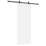 Puerta Deslizante  con Juego de Herrajes Blanca 83x211 cm Madera Maciza de Pino | Foro24.es | Tu tienda online para hogar, jardín y más Foro24.es