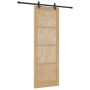 Puerta Corredera  con Juego de Herrajes 83x232 cm Madera Maciza de Pino | Foro24.es | Tu tienda online para hogar, jardín y más Foro24.es