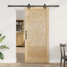 Puerta Deslizante con Set de Hardware 86x198.5 cm