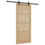Puerta Deslizante  con Set de Hardware 86x198.5 cm Madera de Pino Maciza | Foro24.es | Tu tienda online para hogar, jardín y más Foro24.es
