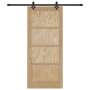 Puerta Deslizante  con Set de Hardware 86x198.5 cm Madera de Pino Maciza | Foro24.es | Tu tienda online para hogar, jardín y más Foro24.es