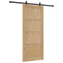 Puerta Deslizante  con Set de Hardware 86x198.5 cm Madera de Pino Maciza | Foro24.es | Tu tienda online para hogar, jardín y más Foro24.es