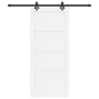 Puerta Corredera  con Hardware Blanca 86x198.5 cm de Madera de Pino | Foro24.es | Tu tienda online para hogar, jardín y más Foro24.es