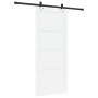 Puerta Corredera  con Hardware Blanca 86x198.5 cm de Madera de Pino | Foro24.es | Tu tienda online para hogar, jardín y más Foro24.es