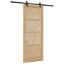 Puerta corrediza  con juego de herrajes 86x211 cm de madera maciza de pino | Foro24.es | Tu tienda online para hogar, jardín y más Foro24.es