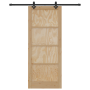 Puerta corrediza  con juego de herrajes 86x211 cm de madera maciza de pino | Foro24.es | Tu tienda online para hogar, jardín y más Foro24.es