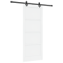 Puerta Deslizante  con Juego de Herrajes Blanca 86x211 cm de Madera Maciza de Pino | Foro24.es | Tu tienda online para hogar, jardín y más Foro24.es