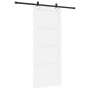 Puerta Deslizante  con Juego de Herrajes Blanca 86x211 cm de Madera Maciza de Pino | Foro24.es | Tu tienda online para hogar, jardín y más Foro24.es