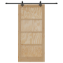 Puerta corrediza  con juego de herrajes 93x202 cm de madera maciza de pino | Foro24.es | Tu tienda online para hogar, jardín y más Foro24.es